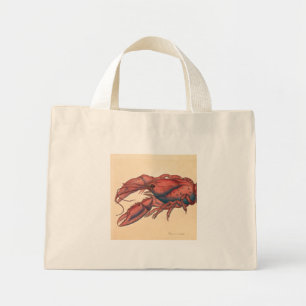 Bolso De Tela Diminuto James Sowerby Serrate Lobster