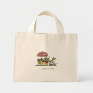 Bolso De Tela Diminuto Jardín fresco