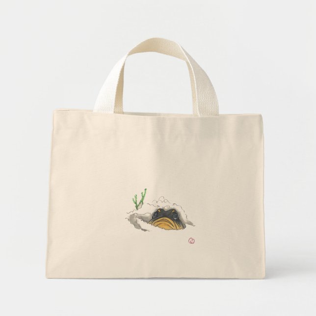 Bolso De Tela Diminuto Jawfish (Frente)