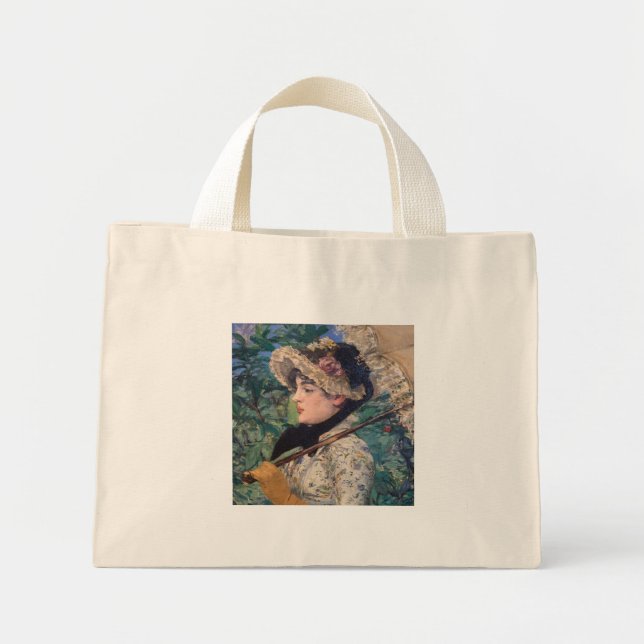 Bolso De Tela Diminuto Jeanne (Primavera) De Édouard Manet (Frente)