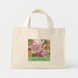 Bolso De Tela Diminuto ¡Jesús te ama! Regalos de avivamiento Tote Flores 