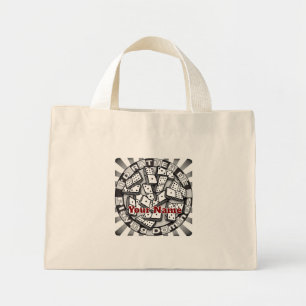 Bolso De Tela Diminuto Jugar al dominó es mejor