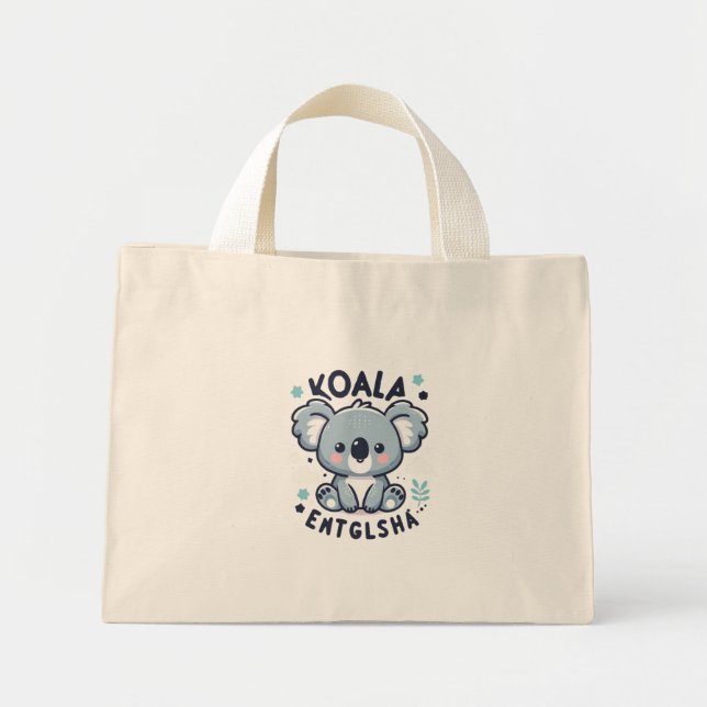 Bolso De Tela Diminuto Koala Charm (Frente)