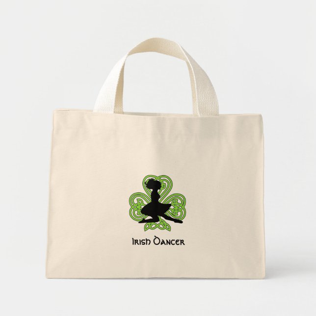 Bolso De Tela Diminuto La bailarina irlandesa salta al caos celta (Frente)