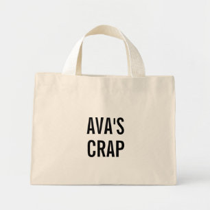 Bolso De Tela Diminuto La basura de AVA
