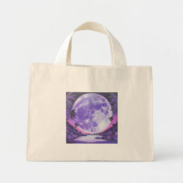 Bolso De Tela Diminuto La Calcomanía Imposible de la Luna