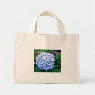 Bolso De Tela Diminuto La hidrangea azul
