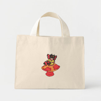Bolso De Tela Diminuto Ladrillo