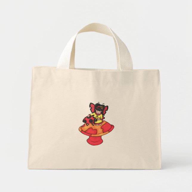 Bolso De Tela Diminuto Ladrillo (Frente)