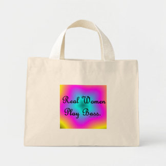 Bolso De Tela Diminuto Las verdaderas mujeres juegan al culo