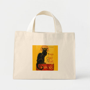 Bolso De Tela Diminuto Le Chat Noir El Gato Negro