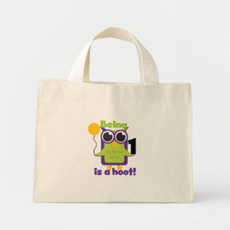 Bolso De Tela Diminuto Lechuza Hoot Camisetas de cumpleaños y regalos