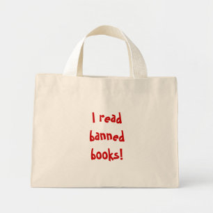 Bolso De Tela Diminuto ¡Leí libros prohibidos!