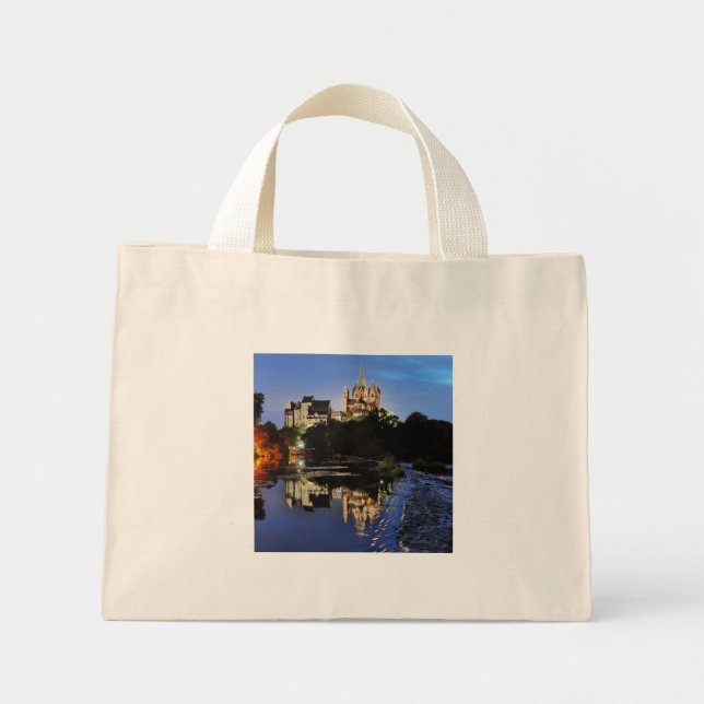 Bolso De Tela Diminuto Limburg Dom zur blauen Stunde (Frente)