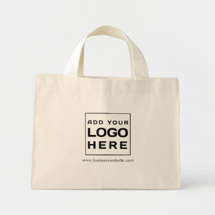 Bolso De Tela Diminuto Logotipo de negocio de personalizado Minimalista