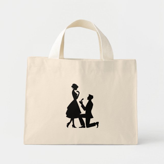 Bolso De Tela Diminuto Love Nr. 3 (Frente)
