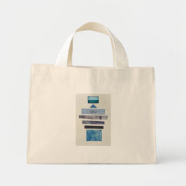 Bolso De Tela Diminuto Luna