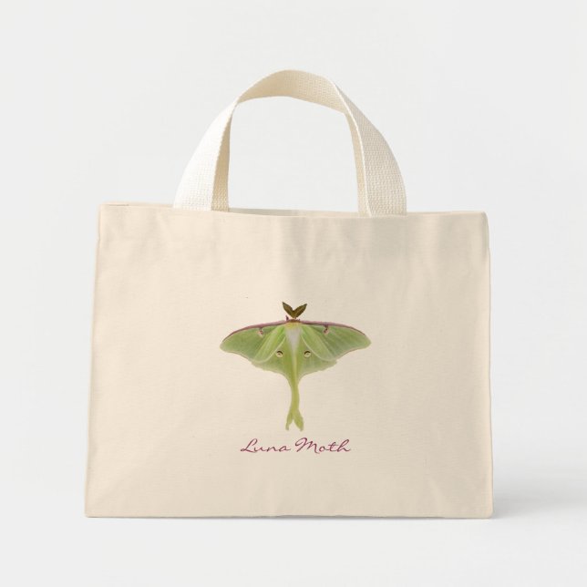 Bolso De Tela Diminuto Luna Moth Tote Bag (Frente)