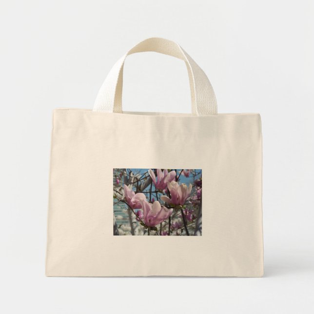 Bolso De Tela Diminuto Magnolia japonesa (Frente)