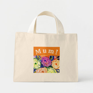 Bolso De Tela Diminuto ¡mamá!