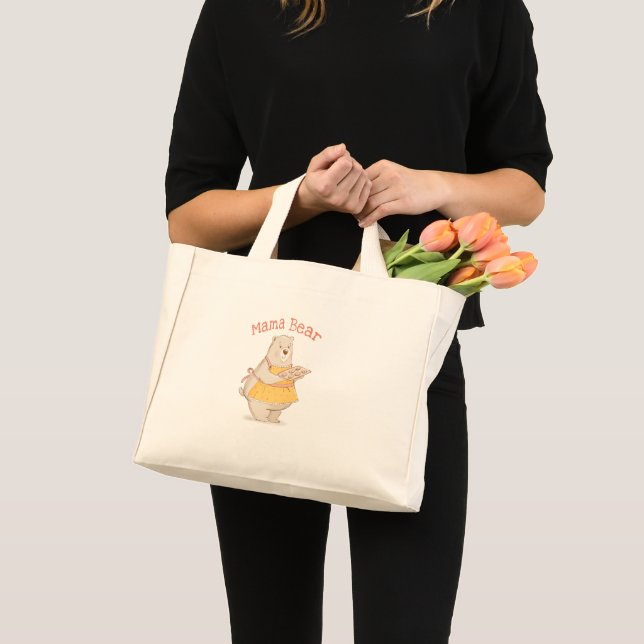 Bolso De Tela Diminuto Mama Bear (Anverso (producto))