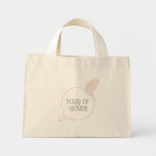 Bolso De Tela Diminuto Mano De Honor Art Nouveau Rubor Mariposa Rosa