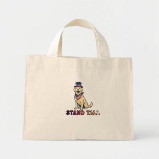 BOLSO DE TELA DIMINUTO MANTÉNTE ERGUIDO