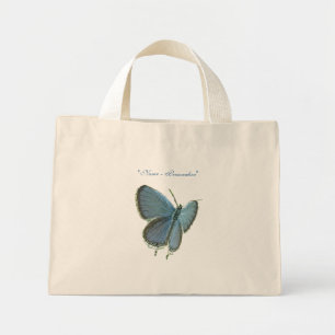 Bolso De Tela Diminuto Mariposa azul de cola oriental