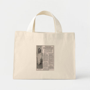 Bolso De Tela Diminuto Mary Pickford 1916