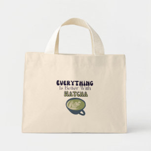 Bolso De Tela Diminuto Matcha Green Tea