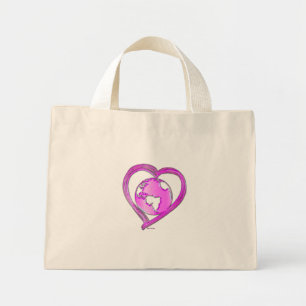 Bolso De Tela Diminuto ME ENCANTA LA Serie EARTH (Rosa)
