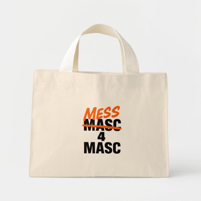 Bolso De Tela Diminuto Mess 4 Masc (Frente)