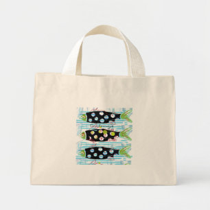 Bolso De Tela Diminuto Migrando peces Thunder_Cove