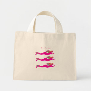 Bolso De Tela Diminuto Mimera subacuática rosa Thunder_Cove