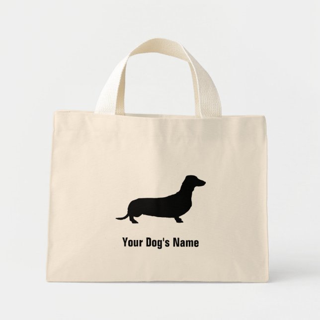 Bolso De Tela Diminuto Ministra Dachshund ミ・・ュ・ダ ア ド ス フ (Frente)