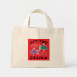Bolso De Tela Diminuto Mundos Mejores