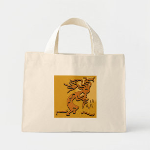 Bolso De Tela Diminuto Músico Kokopelli