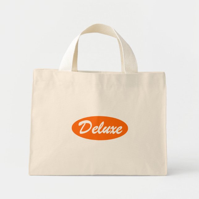 Bolso De Tela Diminuto Naranja Deluxe (Frente)