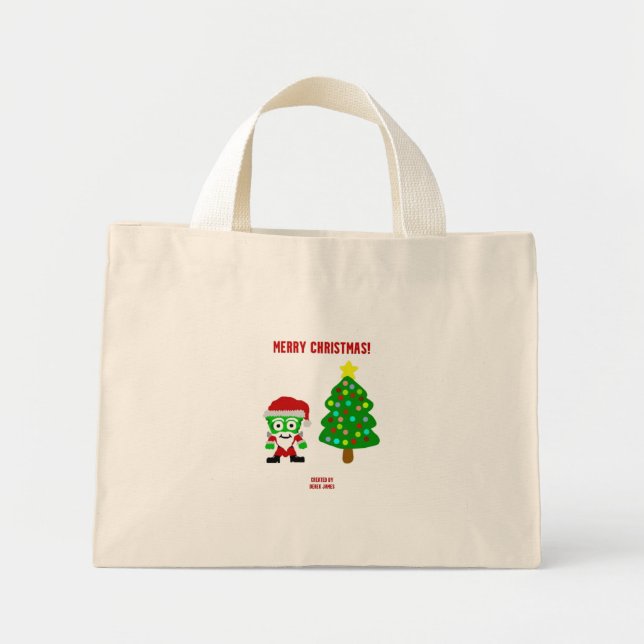 Bolso De Tela Diminuto Navidades FrankenCheese Tiny Tote Bag (Frente)