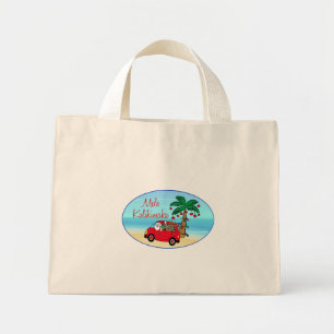 Bolso De Tela Diminuto Navidades hawaianos