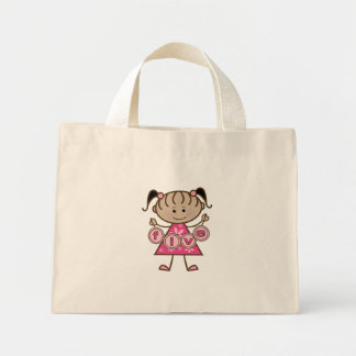 Bolso De Tela Diminuto Niña pequeña 5 camisetas de cumpleaños y regalos