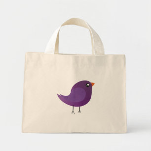 Bolso De Tela Diminuto Niños adorables pájaros