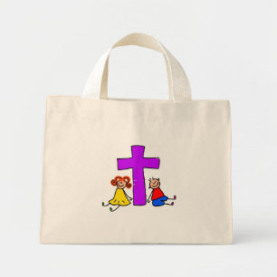 Bolso De Tela Diminuto Niños cristianos