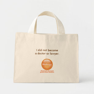 Bolso De Tela Diminuto No fui médica ni abogado