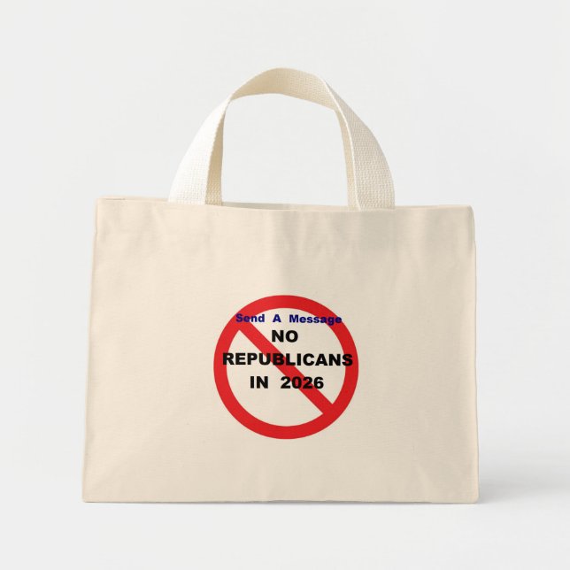 BOLSO DE TELA DIMINUTO NO KINGS  (Frente)