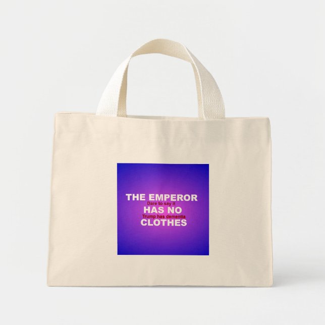 BOLSO DE TELA DIMINUTO NO REYES  (Frente)