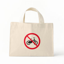 No se prohíbe el Rótulo en bicicleta | Pequeña bol