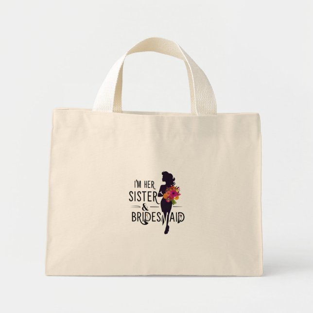 Bolso De Tela Diminuto Nodesmaid Tote Bag (Frente)