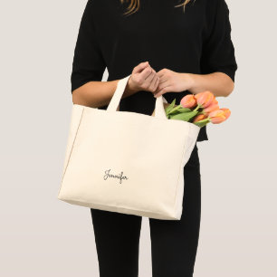Bolso De Tela Diminuto Nombre personal del personalizable, Nombre persona