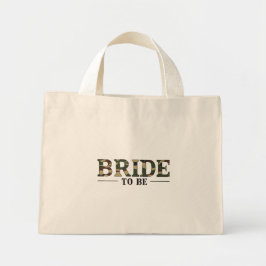 Bolso De Tela Diminuto Novia de camuflaje